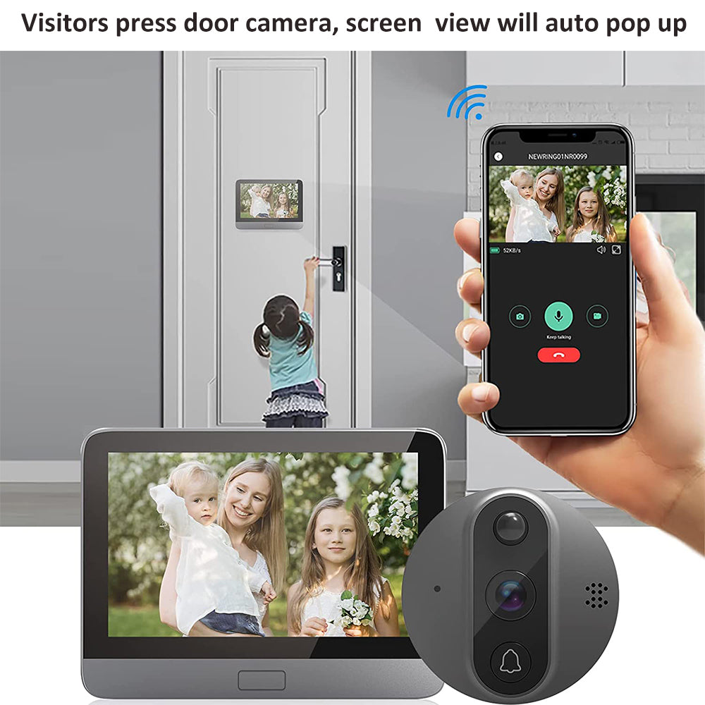 Smart Tuya 1080P WiFi Doorbell Camera with Audio