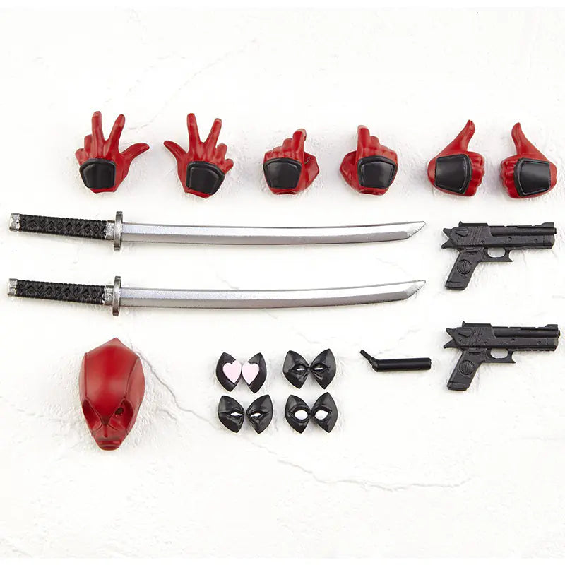 Deadpool Action Figure with Swap Faces, High Quality