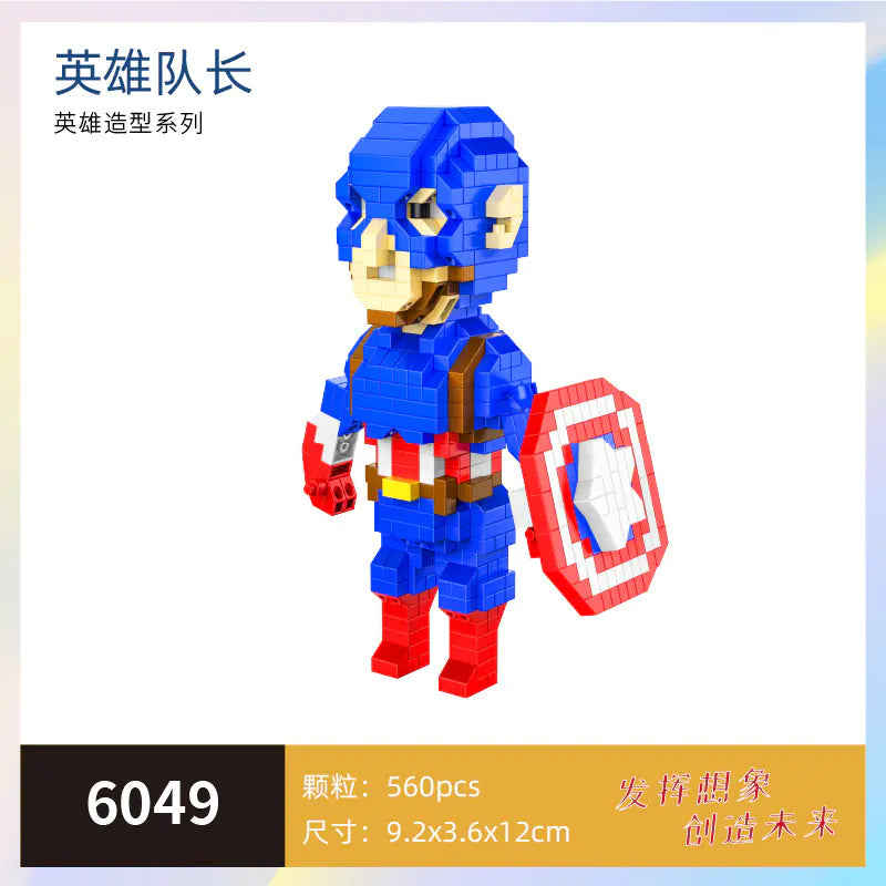 Wholesale Mini Building Blocks Iron Man & Captain America