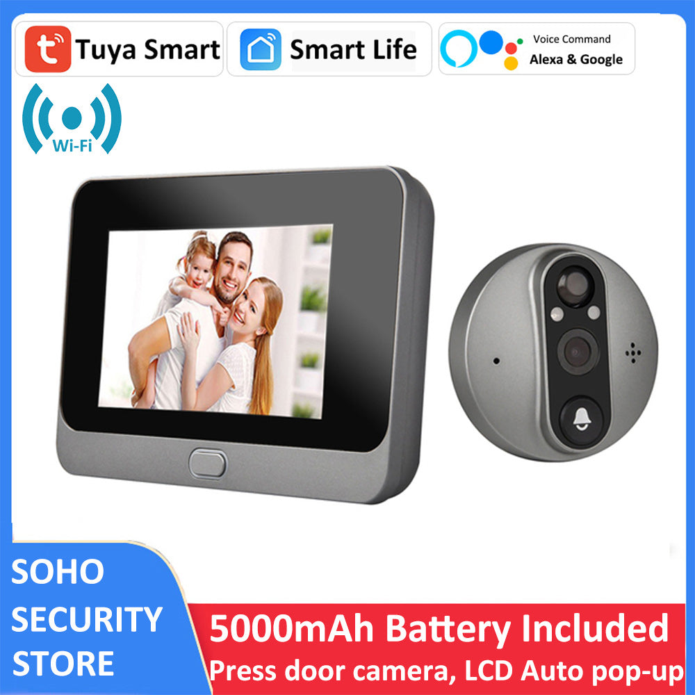 Smart Tuya 1080P WiFi Doorbell Camera with Audio